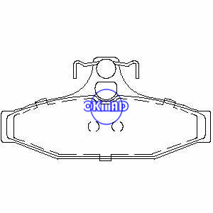CHEVROLET Corvette Brake pad FMSI:7138-D217 WVA:23242 23243 23244, F217